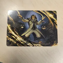 Leonin Lightscribe Art Card (Gold-Stamped Signature) 3 S Art Series: Strixhaven - Image 1