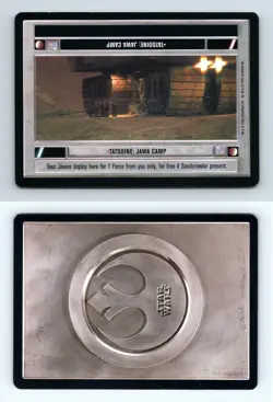 Tatooine : Jawa Camp Star Wars Premiere Limited 1995 LS Common CCG Card - Image 1