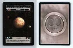 Tatooine Star Wars Premiere Limited 1995 LS Common CCG Card - Image 1