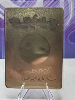 Pokemon Charizard Card DX Fire Gold Metal Display Card Fan Art Collectible - Image 2