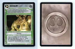 Restraining Bolt Star Wars Premiere Limited 1995 LS Common CCG Card - Image 1