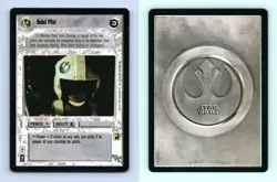Rebel Pilot Star Wars Premiere Limited 1995 LS Common CCG Card - Image 1