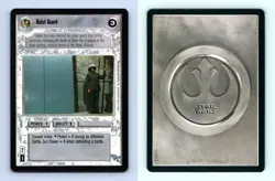 Rebel Guard Star Wars Premiere Limited 1995 LS Common CCG Card - Image 1