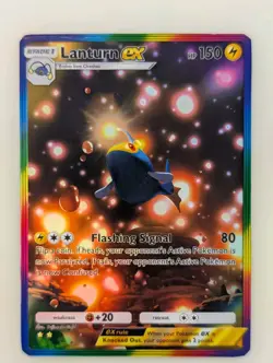 Fan Art: Lanturn Ex Holo - Pokemon TCG Pocket A4 - Custom Card - Image 1