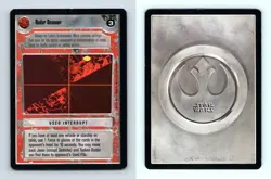 Radar Scanner Star Wars Premiere Limited 1995 LS Common CCG Card - Image 1