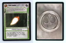 Proton Torpedoes Star Wars Premiere Limited 1995 LS Common CCG Card - Image 1