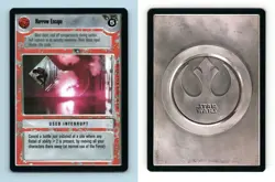 Narrow Escape Star Wars Premiere Limited 1995 LS Common CCG Card - Image 1