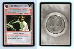 It Could Be Worse Star Wars Premiere Limited 1995 LS Common CCG Card - Image 1