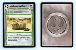 Fusion Generator Supply Tanks Star Wars Premiere Limited 1995 LS Common CCG Card - Image 1