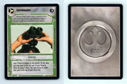 Electrobinoculars Star Wars Premiere Limited 1995 LS Common CCG Card - Image 1