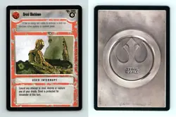 Droid Shutdown Star Wars Premiere Limited 1995 LS Common CCG Card - Image 1