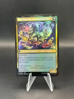 MTG Magic The Gathering Exdeath, Void Warlock Foil FIN Final Fantasy Commander - Image 2