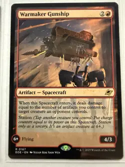 Warmaker Gunship 0167 MTG Edge of Eternities NM Magic Regular - Image 1