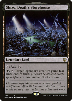 Shizo, Death's Storehouse [Dominaria United Commander] M/NM MTG Magic - Image 1