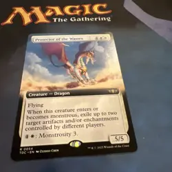 Protector of the Wastes - Extended Art R MTG Commander: Tarkir: Dragonstorm - Image 1