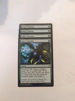 (4) Sami's Curiosity *PLAYSET* Edge of Eternities Regular NM MTG - Image 1