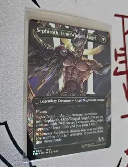 MTG: Final Fantasy - Sephiroth, Fabled Soldier (0527) (Borderless, Surge Foil) - Image 4