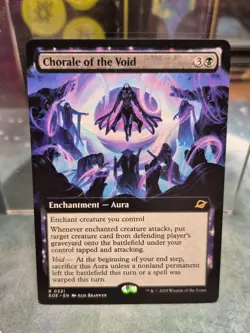 R 0331 Chorale of the Void EXTENDED ART Rare Edge of Eternities MTG Card - Image 1