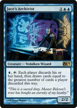 Jace's Archivist ~ Magic 2012 [ Excellent ] [ Magic MTG ] - Image 1