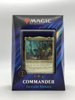 Magic the Gathering MtG Commander 2019 FACELESS MENACE Theme Deck FACTORY SEALED - Image 1