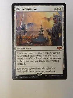 Tarkir Dragonstorm TDC Magic MTG Divine Visitation #113 NM Condition - Image 1