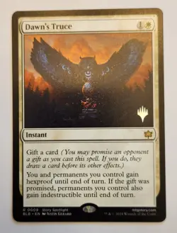 Dawn's Truce #9 Bloomburrow MTG Rare Promo Stamped NM+ - Image 1