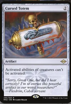 MTG Cursed Totem ~ Modern Horizons 2 Near Mint - Image 1