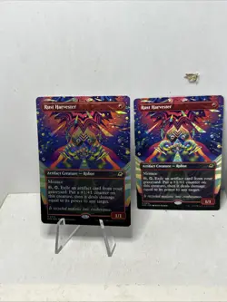 310 Rust Harvester FOIL SURREAL SPACE BORDERLESS Edge of Eternities EOE MTG Card - Image 1