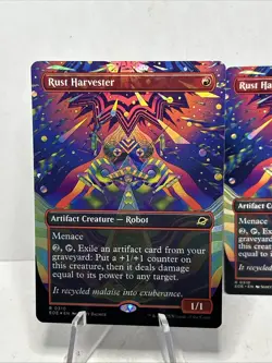 310 Rust Harvester FOIL SURREAL SPACE BORDERLESS Edge of Eternities EOE MTG Card - Image 2