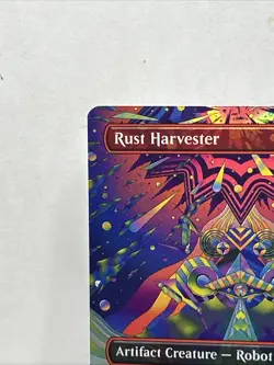 310 Rust Harvester FOIL SURREAL SPACE BORDERLESS Edge of Eternities EOE MTG Card - Image 3
