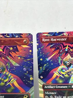 310 Rust Harvester FOIL SURREAL SPACE BORDERLESS Edge of Eternities EOE MTG Card - Image 4