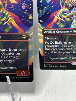 310 Rust Harvester FOIL SURREAL SPACE BORDERLESS Edge of Eternities EOE MTG Card - Image 5