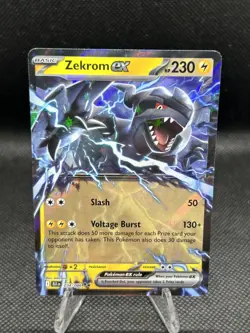 Pokemon TCG Zekrom ex 034/086 Black Bolt & White Flare Double Rare Holo - Image 1