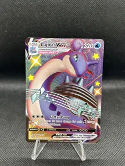 Pokemon TCG Lapras VMAX - SV111/SV122 - Shining Fates Sword Shield Shiny - Image 2