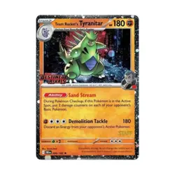 Pokemon Miscellaneous Cards & Team Rocket's Tyranitar (Prerelease) [Staff] NM - Image 1