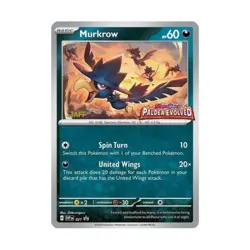Pokemon SV: Scarlet & Violet Promo Murkrow - 021 (Prerelease) [Staff] (P) NM - Image 1