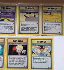 Pokemon Gym Challenge Trainer Bundle, 5 Gyms, Misty's Wish, Lt Surge's, NM-M - Image 3