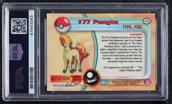 Ponyta Topps Chrome Pokemon TV Animation Edition Series 2 PSA 9 MINT 2000 2f4 - Image 2