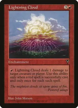 Lightning Cloud Visions HP MTG - Image 1