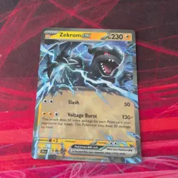 Zekrom ex 034/086 - Pokemon TCG: Black Bolt - Double Rare ex Holo MINT! - Image 1
