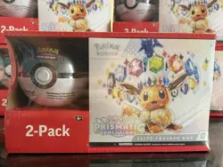 Pokemon Prismatic Evolutions ETB Elite Trainer Sealed With Poke ball Tin Sealed - Image 1