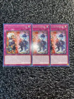 Yugioh 3x K9-EW Special Release Experiment JUSH-EN041 Rare 1st Edition Near Mint - Image 1