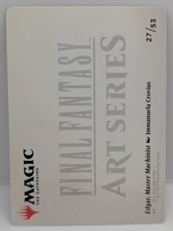 Edgar, Master Machinist (Art Series) #27/53 Final Fantasy MTG Near Mint - Image 2