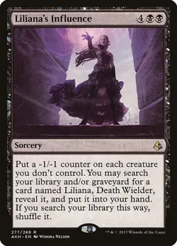 2x Liliana's Influence - Planeswalker Deck Amonkhet HP MTG - Image 1