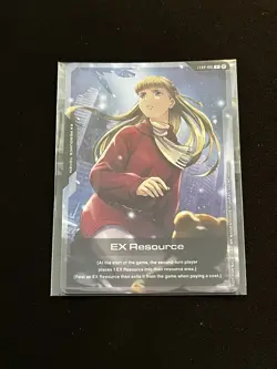 SDCC 2025 Comic Con Gundam TCG Relena EX Resource EXRP-001 Gundam Card Promo - Image 1