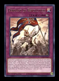 Pennant Of Revolution LED8-EN027 1996 Yu-Gi-Oh! TCG Trading Card - Image 1