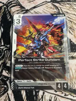 Perfect Strike Gundam - Gundam Card Game #GD01-068 - GD01 - NM Foil Newtype - Image 1