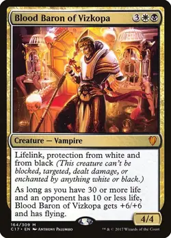 2x Blood Baron of Vizkopa Commander 2017 HP MTG - Image 1