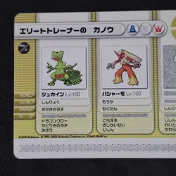 Sceptile Blaziken 08-P004 e+ Battle Card Pokemon Ruby Sapphire Japanese - Image 2