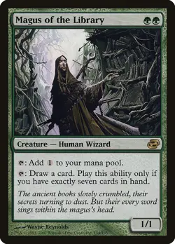 2x Magus of the Library Planar Chaos HP MTG - Image 1